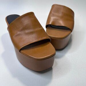 Zara Chunky High Heeled Platform Sandals